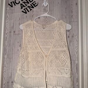 A New Day Cream Knit Vest